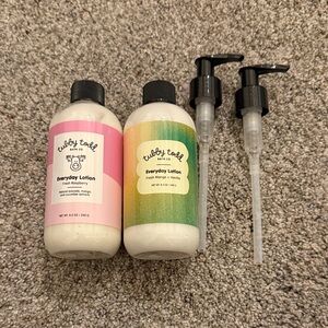 NEW Tubby Todd Everyday Lotion Fresh Raspberry and Fresh Mango + Vanilla bundle